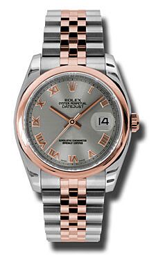 Rolex Pre Owned Datejust Steel and Rose Gold Steel Dial on Jubilee 36mm