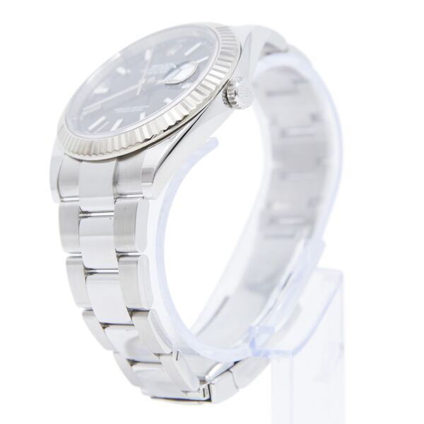 Rolex Pre-Owned Datejust 41 Steel + White Gold Black Dial on Oyster Bracelet [COMPLETE SET]