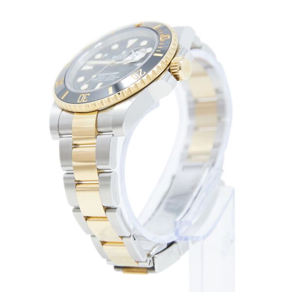 Rolex Pre-Owned Submariner Date Steel + Yellow Gold Black Dial on Oyster Bracelet [COMPLETE SET] 40mm