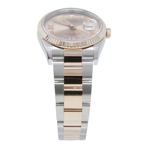 Rolex Pre-Owned Datejust Steel/Rose Gold Pink Diamond Roman 6 and 9 Dial on Oyster Bracelet [FULL SET 2020] 36mm