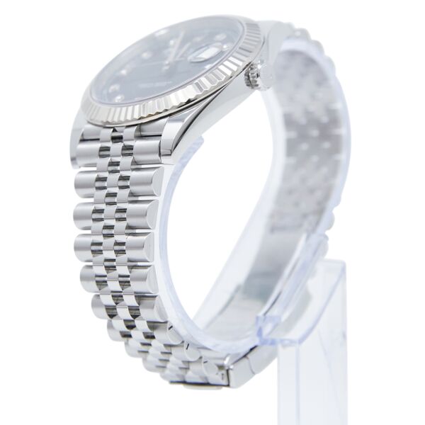 Rolex Pre-Owned Datejust 41 Steel + White Gold Blue Diamond Dial on Jubilee Bracelet [COMPLETE SET] MINT 2021