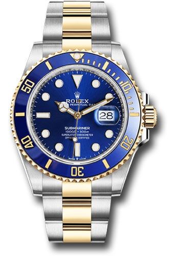 Rolex Submariner Steel and Yellow Gold Blue Dial on Oyster 41mm