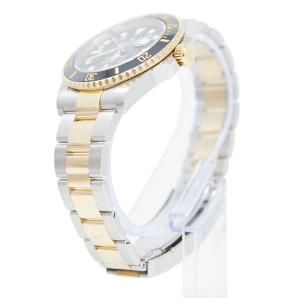 Rolex Pre-Owned Submariner Date Steel and Yellow Gold Black Dial on Oyster Bracelet [COMPLETE SET 2022] 41mm
