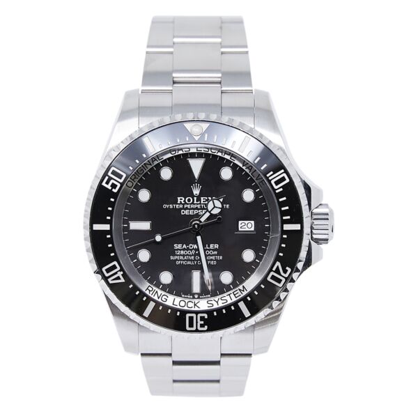 Rolex Pre-Owned Sea-Dweller Deepsea Stainless Steel Black Dial with Oyster Bracelet [COMPLETE SET] 44mm