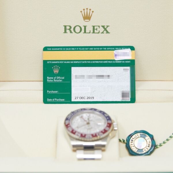 Rolex Pre-Owned GMT-Master II 18K White Gold Meteorite Dial on Oyster Bracelet [COMPLETE SET] 40mm