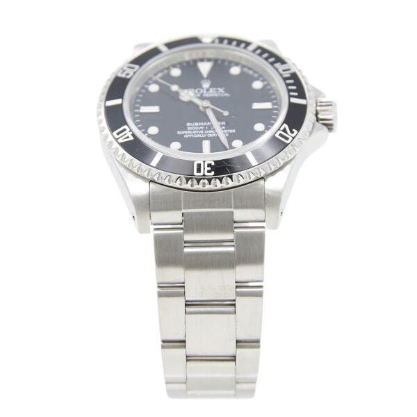 Rolex Submariner No-Date Steel Black Dial on Oyster Bracelet 40mm Box and Card 2008