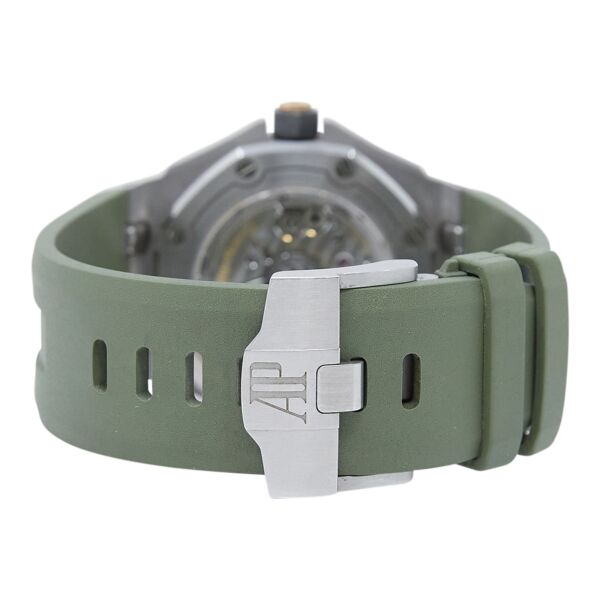 Audemars Piguet Pre-Owned Royal Oak Offshore Diver Stainless Steel Green Dial on Rubber Strap [BOX & ARCHIVES 2022] 42mm