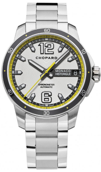 Grand Prix de Monaco Silver Dial Titanium Automatic Men's Watch