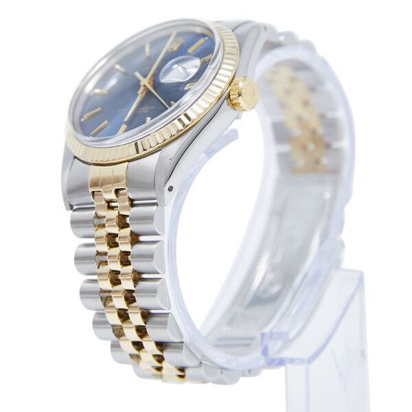 Rolex Pre-Owned Datejust 36 Steel + Yellow Gold Blue Dial on Jubilee Bracelet [WITH BOX]