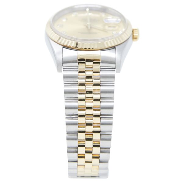 Rolex Pre-Owned Datejust 36 Steel + Yellow Gold Champagne Diamond Dial [COMPLETE SET]