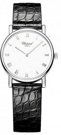 Classique Homme White Dial 18kt White Gold Ladies Watch