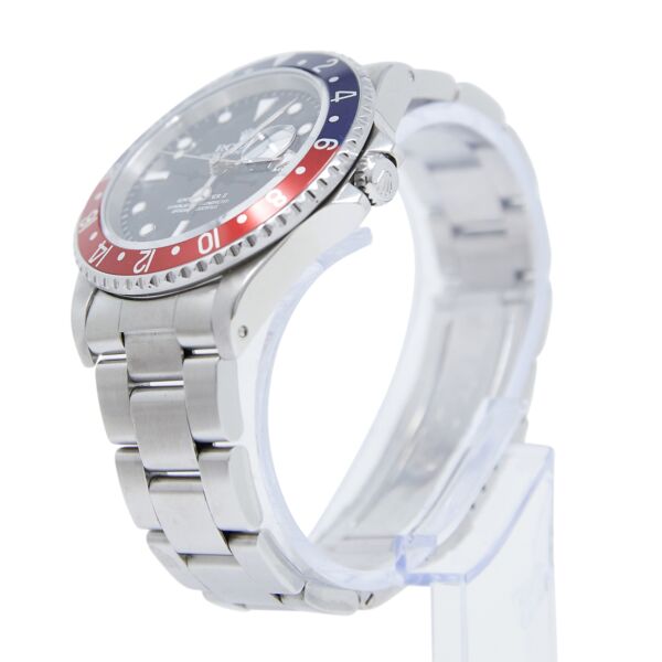 Rolex Pre-Owned GMT-Master II 'Pepsi' Stainless Steel Blue/Red Bezel Black Dial 40mm VERY NICE CONDITION