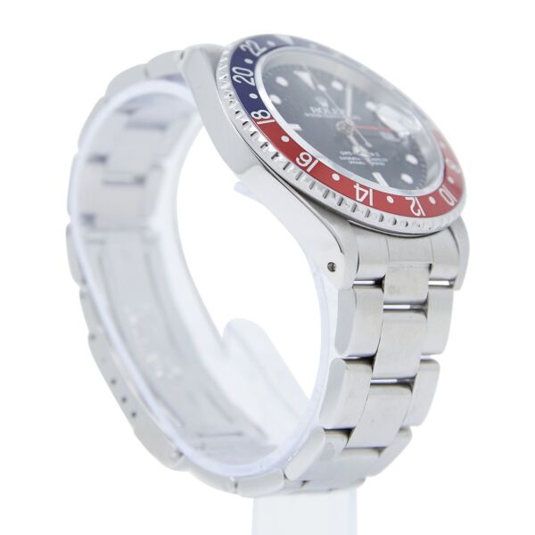 Rolex Pre-Owned GMT-Master II 'Pepsi' Stainless Steel Blue/Red Bezel Black Dial 40mm VERY NICE CONDITION