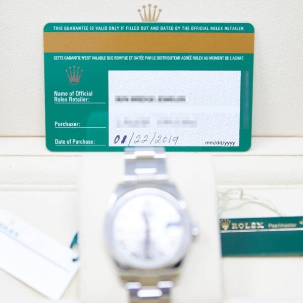 Rolex New Style Pre Owned Datejust Steel Silver Roman Dial on Oyster 31mm Mint 2019