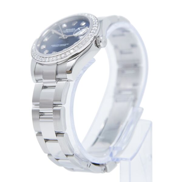 Rolex Pre-Owned Datejust Steel + White Gold Diamond Bezel Blue Diamond Dial on Oyster [COMPLETE SET] 31mm