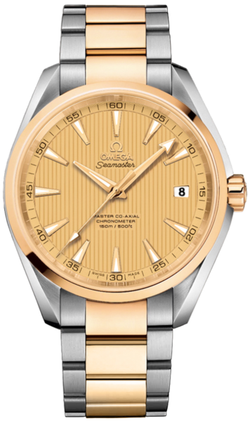 Seamaster Aqua Terra Steel and 18k Yellow Gold Automatic Men's Watch