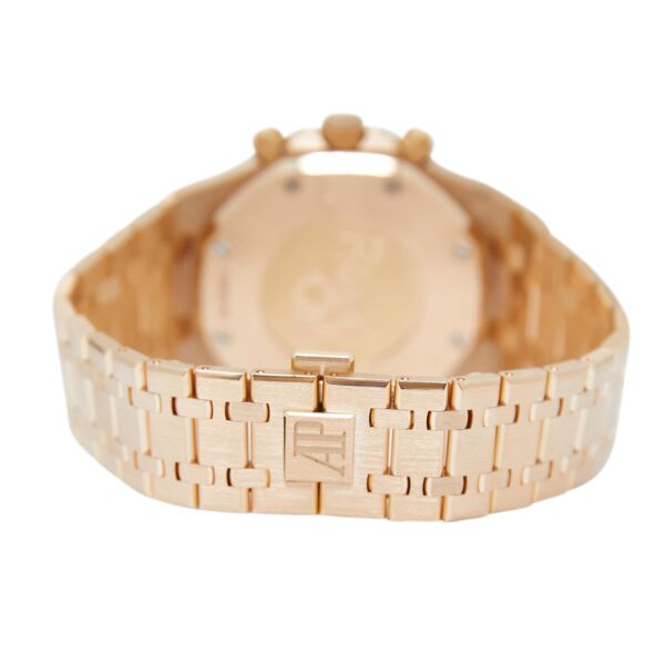 Audemars Piguet Royal Oak Chronograph Rose Gold Chocolate Dial on Bracelet [COMPLETE SET 2021] 8106
