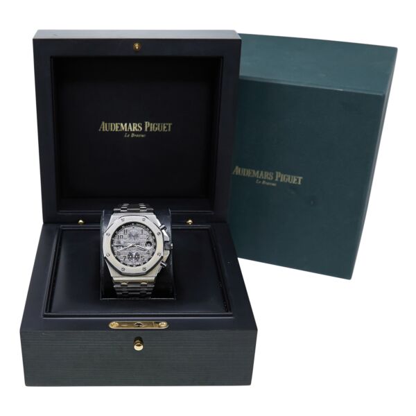 Audemars Piguet Pre-Owned Royal Oak Offshore Chronograph Stainless Steel Grey Dial [WITH BOX] 42mm