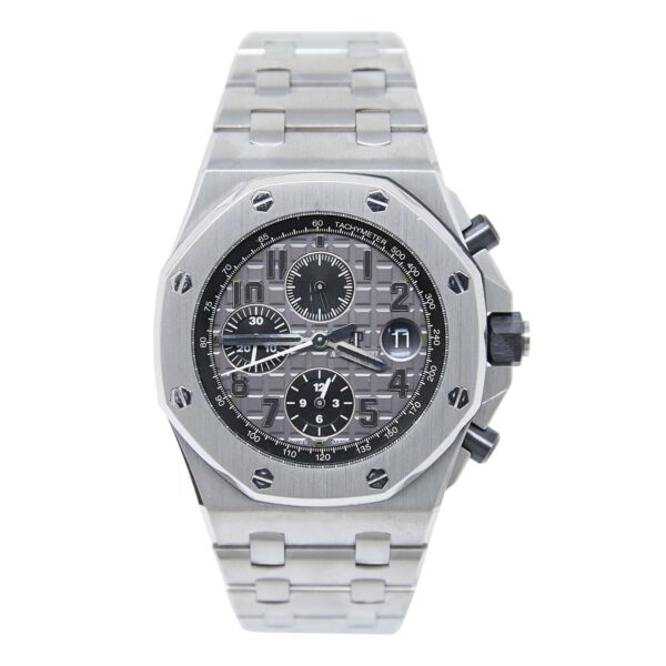 Audemars Piguet Pre-Owned Royal Oak Offshore Chronograph Stainless Steel Grey Dial [WITH BOX] 42mm