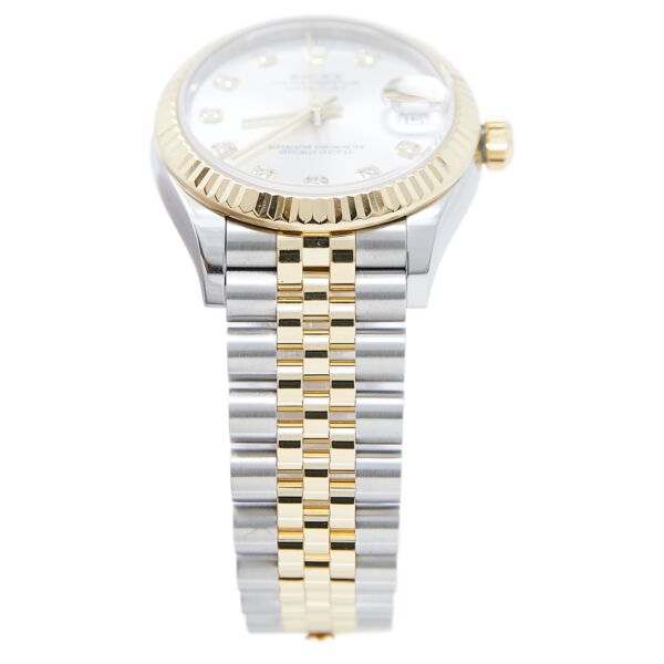 Rolex Pre-Owned Datejust 31 Steel + Yellow Gold Silver Diamond Dial [COMPLETE SET] 2021