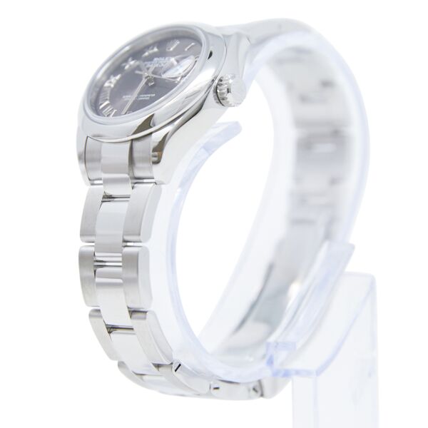 Rolex Pre-Owned Datejust 28 Steel Smooth Bezel Dark Grey Roman Dial on Oyster Bracelet [COMPLETE SET] 2021