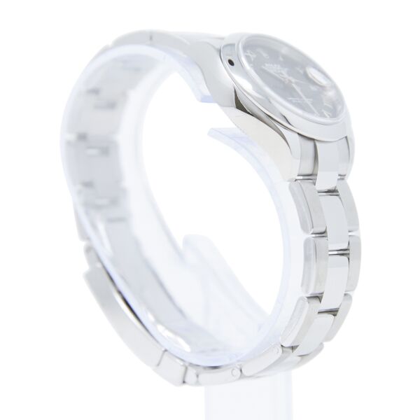 Rolex Pre-Owned Datejust 28 Steel Smooth Bezel Dark Grey Roman Dial on Oyster Bracelet [COMPLETE SET] 2021