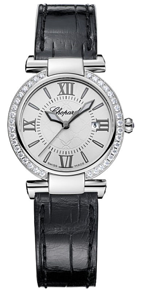 Imperiale Silver Dial Diamond Bezel Ladies Watch