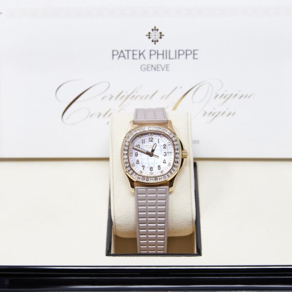 Patek Philippe Aquanaut Luce Haute Joaillerie Rose Gold Diamond Bezel MOP Dial [TIFFANY & CO BOX] 35.6mm