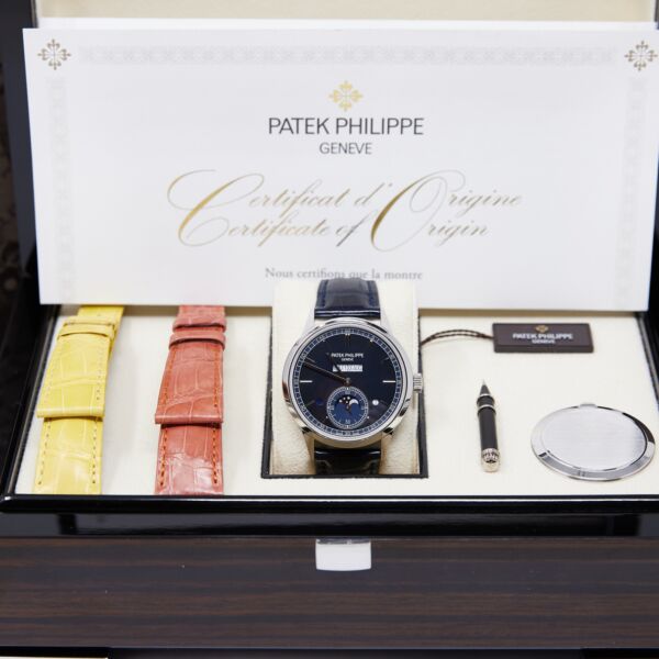 Patek Philippe Pre-Owned Grand Complications Platinum Blue Dial [COMPLETE SET 2022] EXTRA STRAPS, MINT 41.3mm