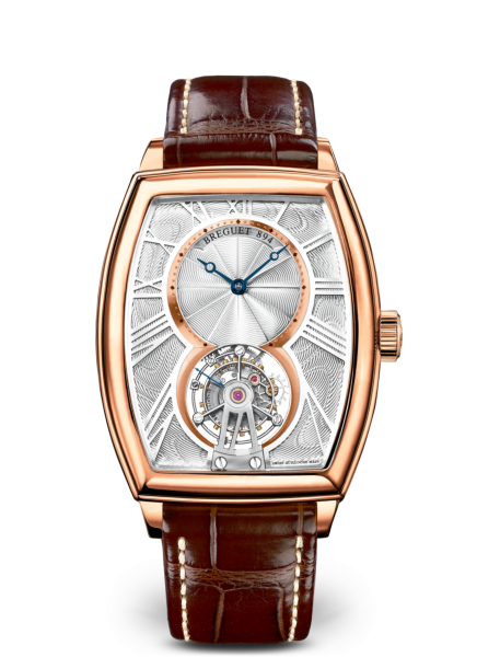 Heritage Tourbillon Silvered Gold Dial Men's Watch