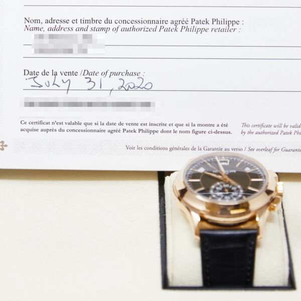 Patek Philippe Complications Annual Calendar Chronograph Rose Gold Brown Dial [FULL SET 2020] MINT 42mm