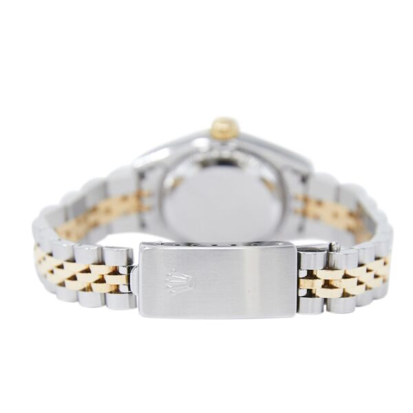 Rolex Pre-Owned Lady-Datejust Steel + Yellow Gold Blue Diamond Dial on Jubilee Bracelet [COMPLETE SET] 26mm