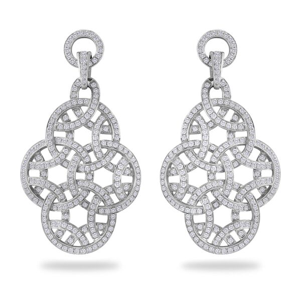 Intricate Diamond Earrings (3.27 cttw.)
