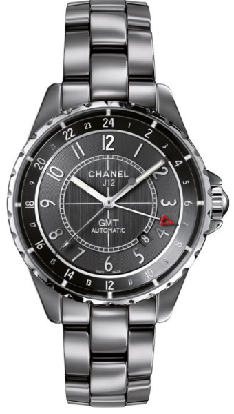 J12 Chromatic GMT Automatic Charcoal Titanium Ceramic Watch
