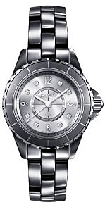 J12 Silver Dial Titanium Bracelet Ladies Watch
