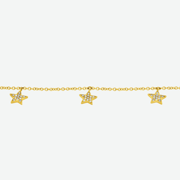 Diamond Stars Bracelet in 14K Gold (0.13 cttw.) 