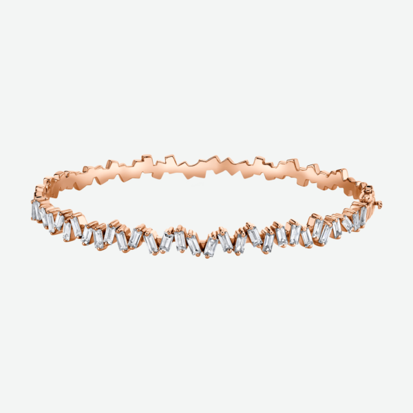 Staggered Baguette Diamond Bangle (2 cttw.)