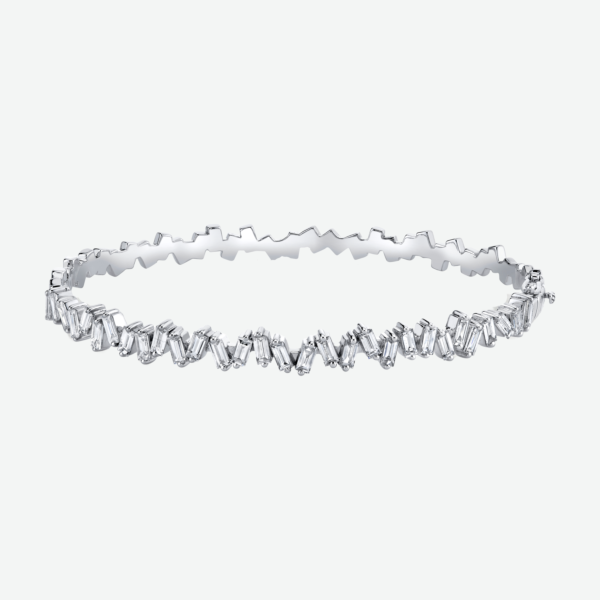 Staggered Baguette Diamond Bangle (2 cttw.)