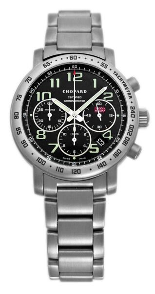 Mille Miglia Titanium Black Chronograph Men's Watch 158915