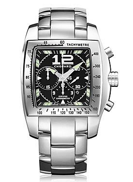 Two O Ten Automatic Chronograph Black Dial Steel Ladies Watch