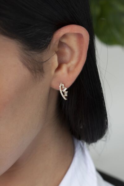 The 3 Bs Diamond Hoop Earrings (0.22 cttw.)