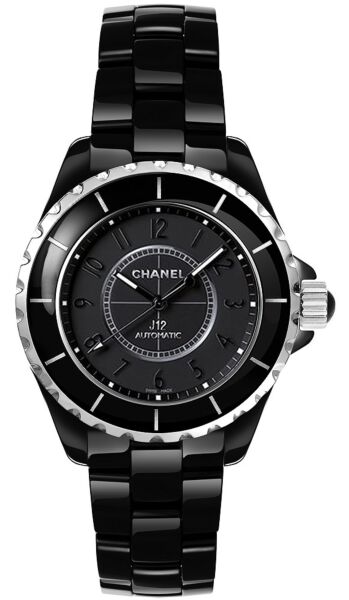 J12 Black Dial Ceramic Automatic Unisex Watch