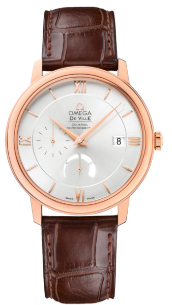 De Ville Prestige Silver Dial 18K Rose Gold Automatic Men's Watch