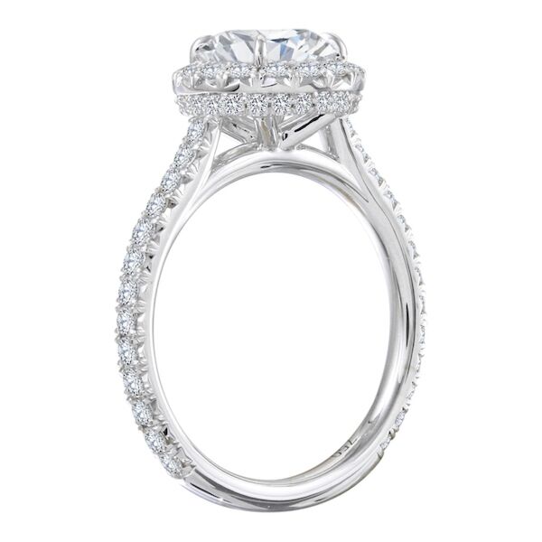 Halo Round Cut Diamond Engagement Ring The Multiple (0.83 ct. tw.)
