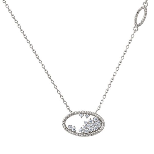 Pendulous Diamond Necklace (0.20 cttw.)