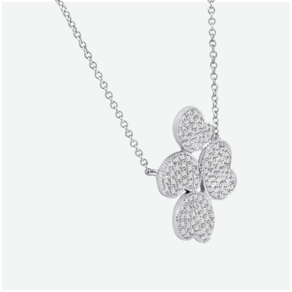 Pave Butterfly Diamond Necklace