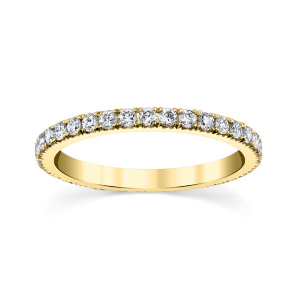 Round Cut Diamond Eternity Band In Yellow Gold (0.6 ct. tw.)