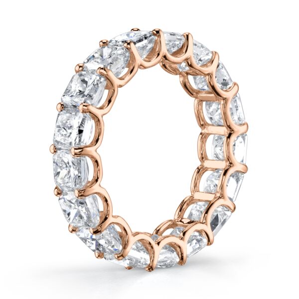 Radiant Cut Diamond Eternity Band In Rose Gold (8.07 ct. tw.)