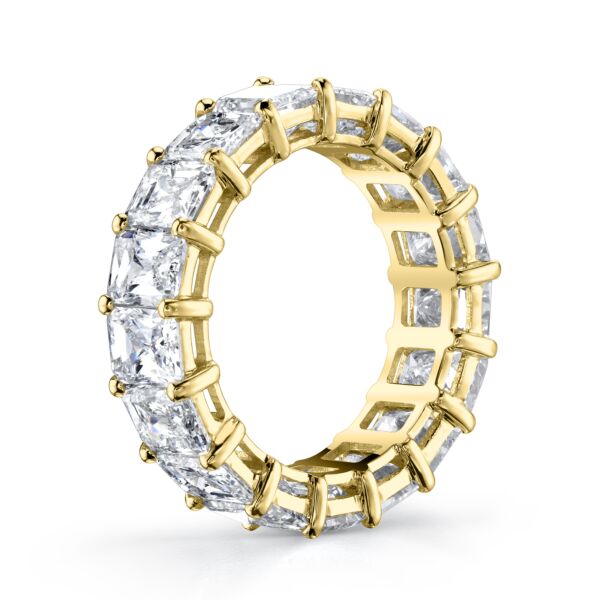 Radiant Cut Diamond Eternity Band In Yellow Gold (9.00 ct. tw.)