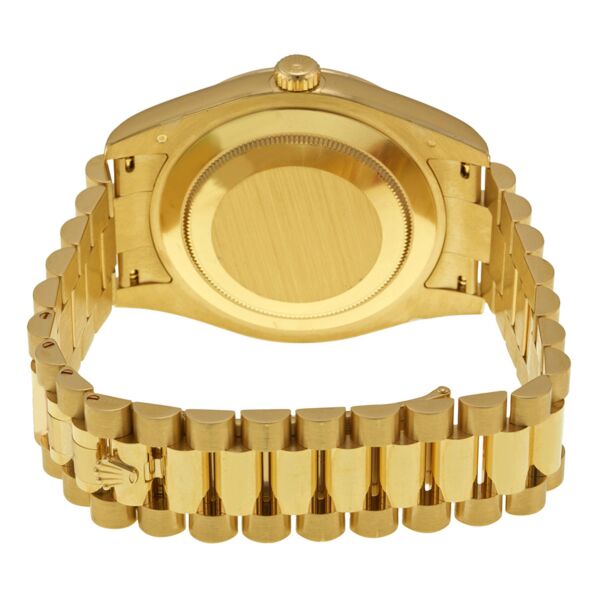 Rolex Day Date 40 President Yellow Gold Fluted Bezel Champagne Diamond Dial on Presidental Bracelet 40mm
